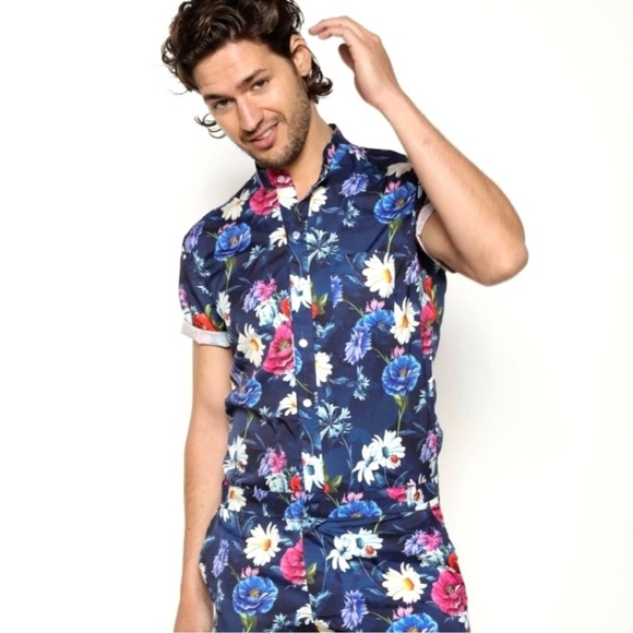 ROMPER JACK FLORAL PASSION ROMPER SIZE LARGE - Picture 2 of 15